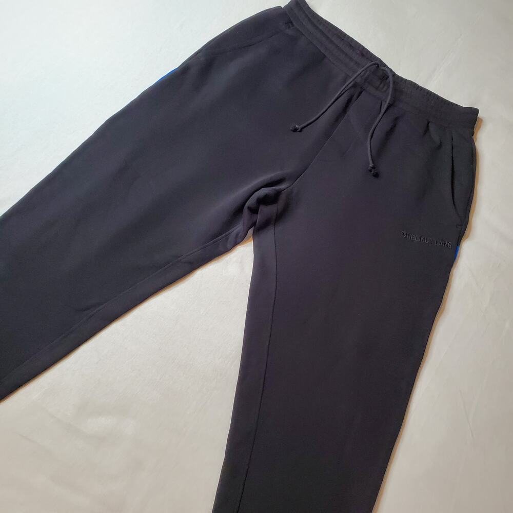 Helmut Lang Men's Size XL Curve French Terry Sweatpants Black